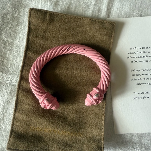 David Yurman Pink Twisted Bracelet - Picture 5 of 5